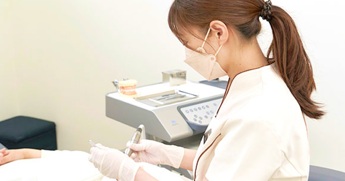 集中できる環境！担当制の衛生士業務